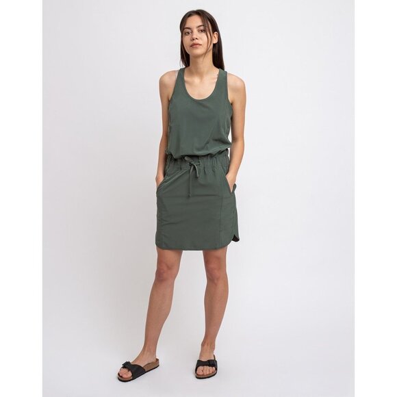 PATAGONIA Fleetwith Current Blue Stretch Plain Weave Tank Dress, Size S - Picture 14 of 16